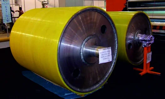 Rubber-covered belt drums — complete roller manufacturing